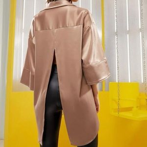 Satin blouse  size xs with great quality